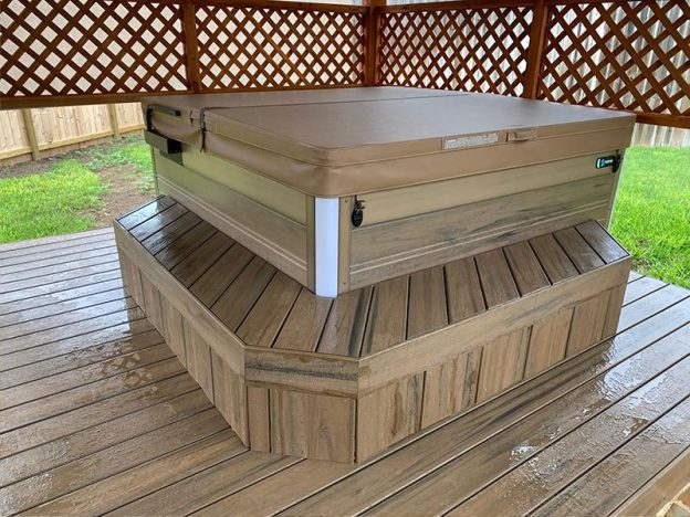 Composite-spa-hot-tub-deck02 - Custom Decks By Jr